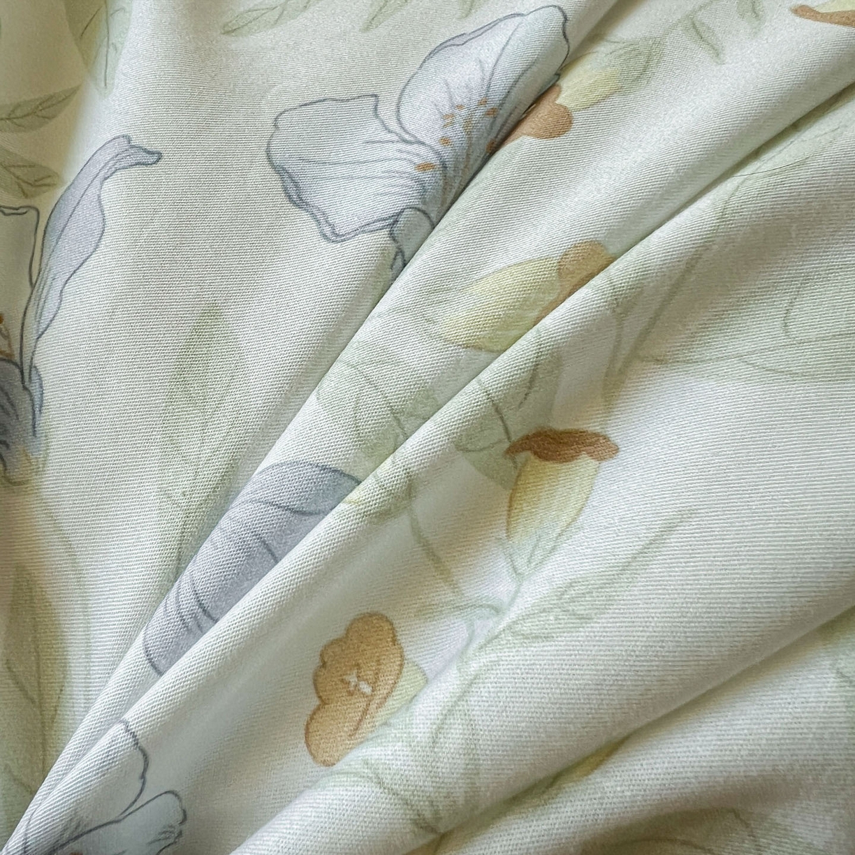 91家纺网 家纺一手货源 找家纺 卧趣家纺 2026新款纯棉花卉系列全棉印花四件套 宛春-兰