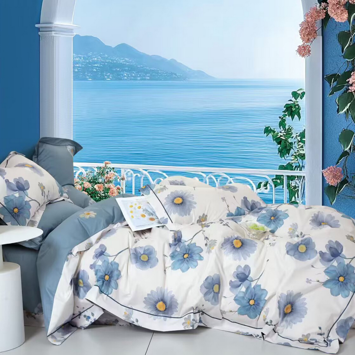 91家纺网 家纺一手货源 找家纺 （总2）未来家居 JAMES KELLY （铂金凯丽）2025新款40支13376全棉印染铂金长绒棉四件套-系列6