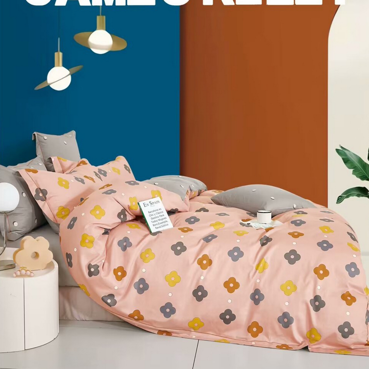 91家纺网 家纺一手货源 找家纺 （总2）未来家居 JAMES KELLY （铂金凯丽）2025新款40支13376全棉印染铂金长绒棉四件套-系列6