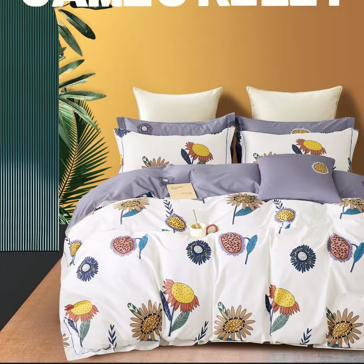 91家纺网 家纺一手货源 找家纺 （总2）未来家居 JAMES KELLY （铂金凯丽）2025新款40支13376全棉印染铂金长绒棉四件套-系列6