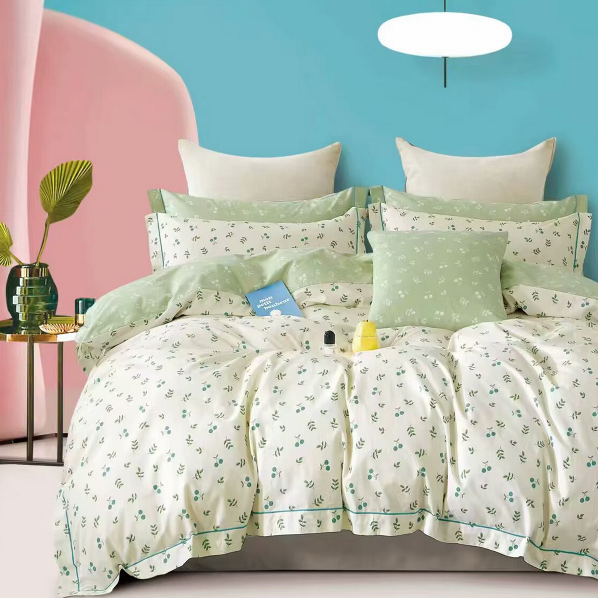 91家纺网 家纺一手货源 找家纺 （总2）未来家居 JAMES KELLY （铂金凯丽）2025新款40支13376全棉印染铂金长绒棉四件套-系列6