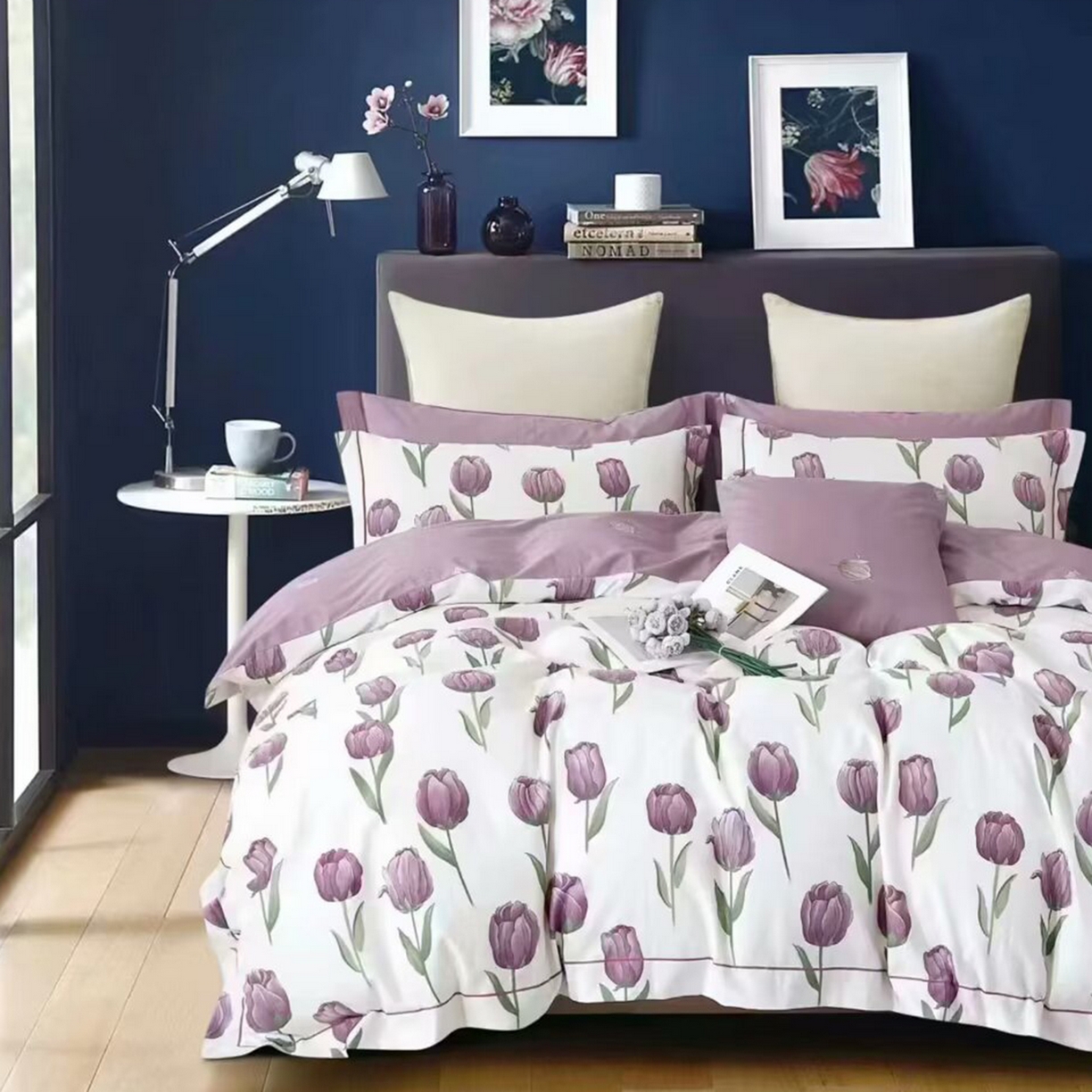 91家纺网 家纺一手货源 找家纺 （总3）未来家居 JAMES KELLY （铂金凯丽）2025新款40支13376全棉印染铂金长绒棉四件套-系列6