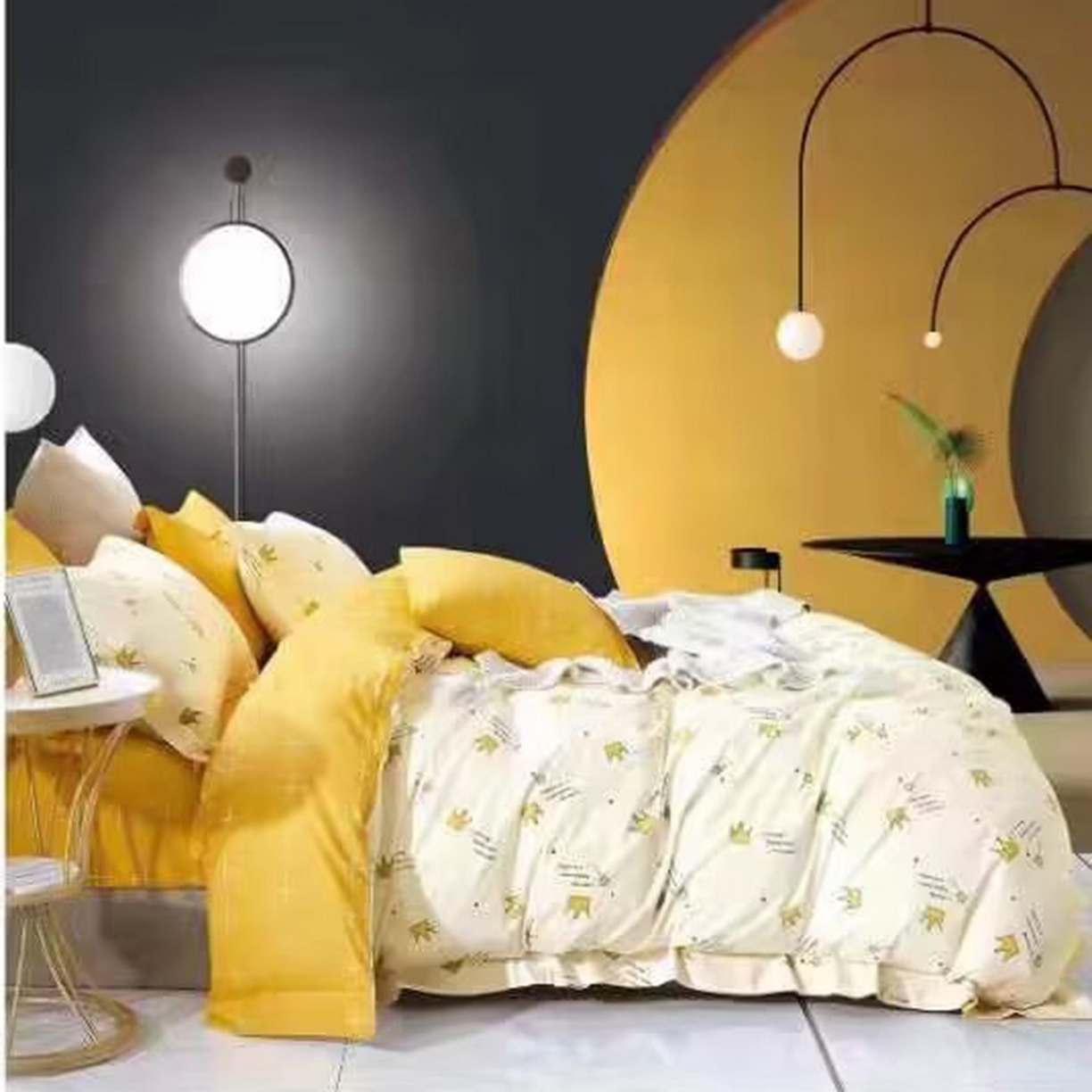 91家纺网 家纺一手货源 找家纺 （总2）未来家居 JAMES KELLY （铂金凯丽）2025新款40支13376全棉印染铂金长绒棉四件套-系列8