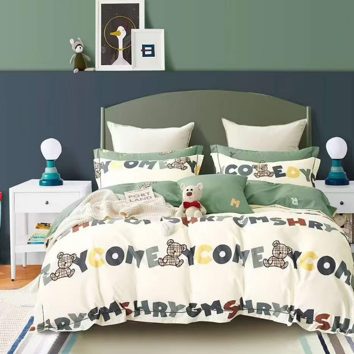 91家纺网 家纺一手货源 找家纺 （总）未来家居 JAMES KELLY （铂金凯丽）2025新款40支13376全棉印染铂金长绒棉四件套-系列8