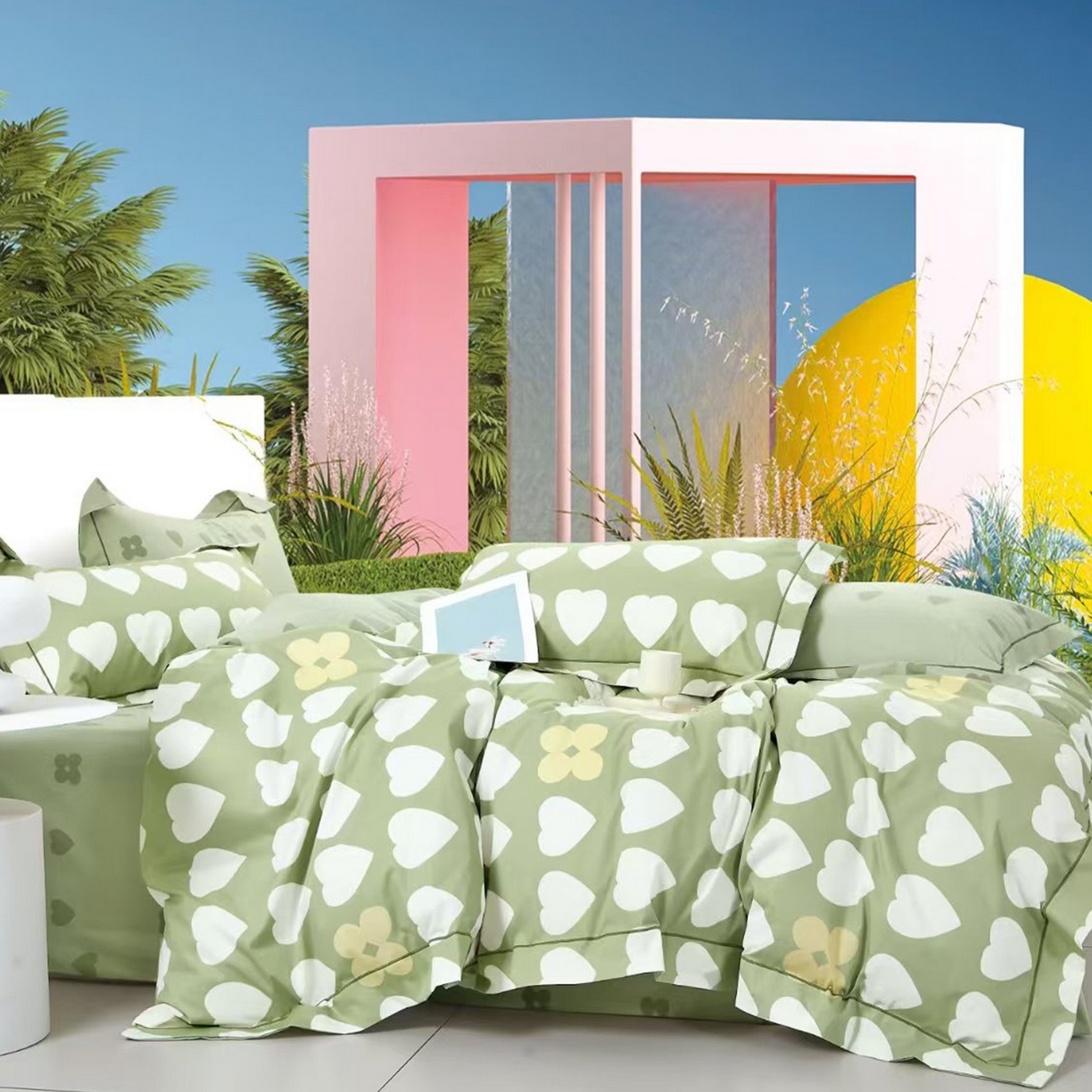 91家纺网 家纺一手货源 找家纺 （总）未来家居 JAMES KELLY （铂金凯丽）2025新款40支13376全棉印染铂金长绒棉四件套-系列8