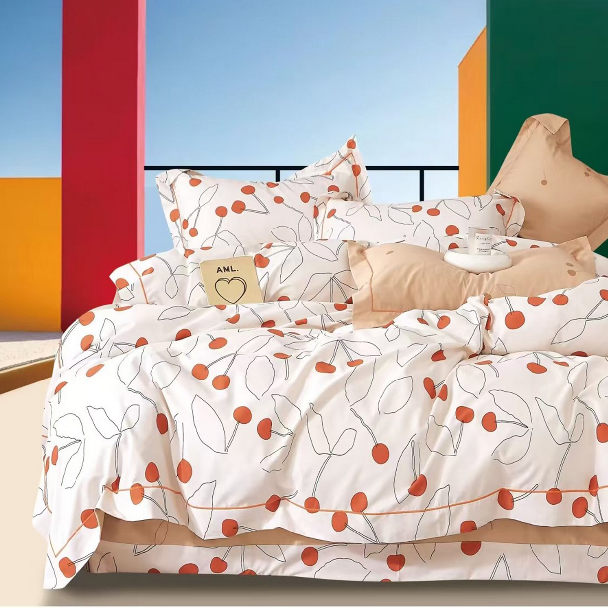 91家纺网 家纺一手货源 找家纺 （总）未来家居 JAMES KELLY （铂金凯丽）2025新款40支13376全棉印染铂金长绒棉四件套-系列8