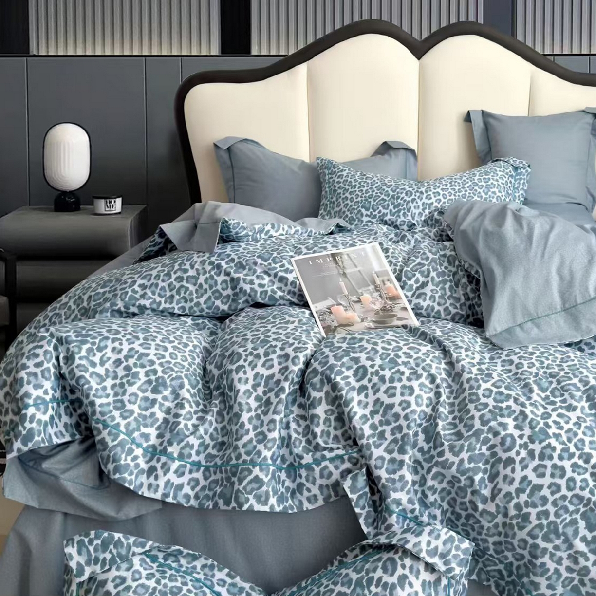 91家纺网 家纺一手货源 找家纺 （总）未来家居 JAMES KELLY （铂金凯丽）2025新款40支13376全棉印染铂金长绒棉四件套-系列8