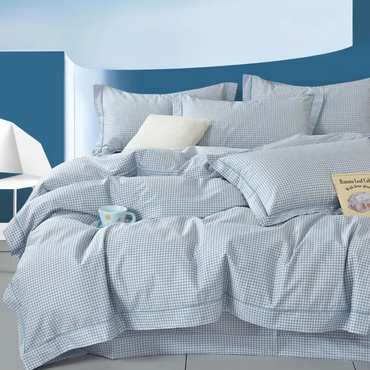 91家纺网 家纺一手货源 找家纺 （总）未来家居 JAMES KELLY （铂金凯丽）2025新款40支13376全棉印染铂金长绒棉四件套-系列8