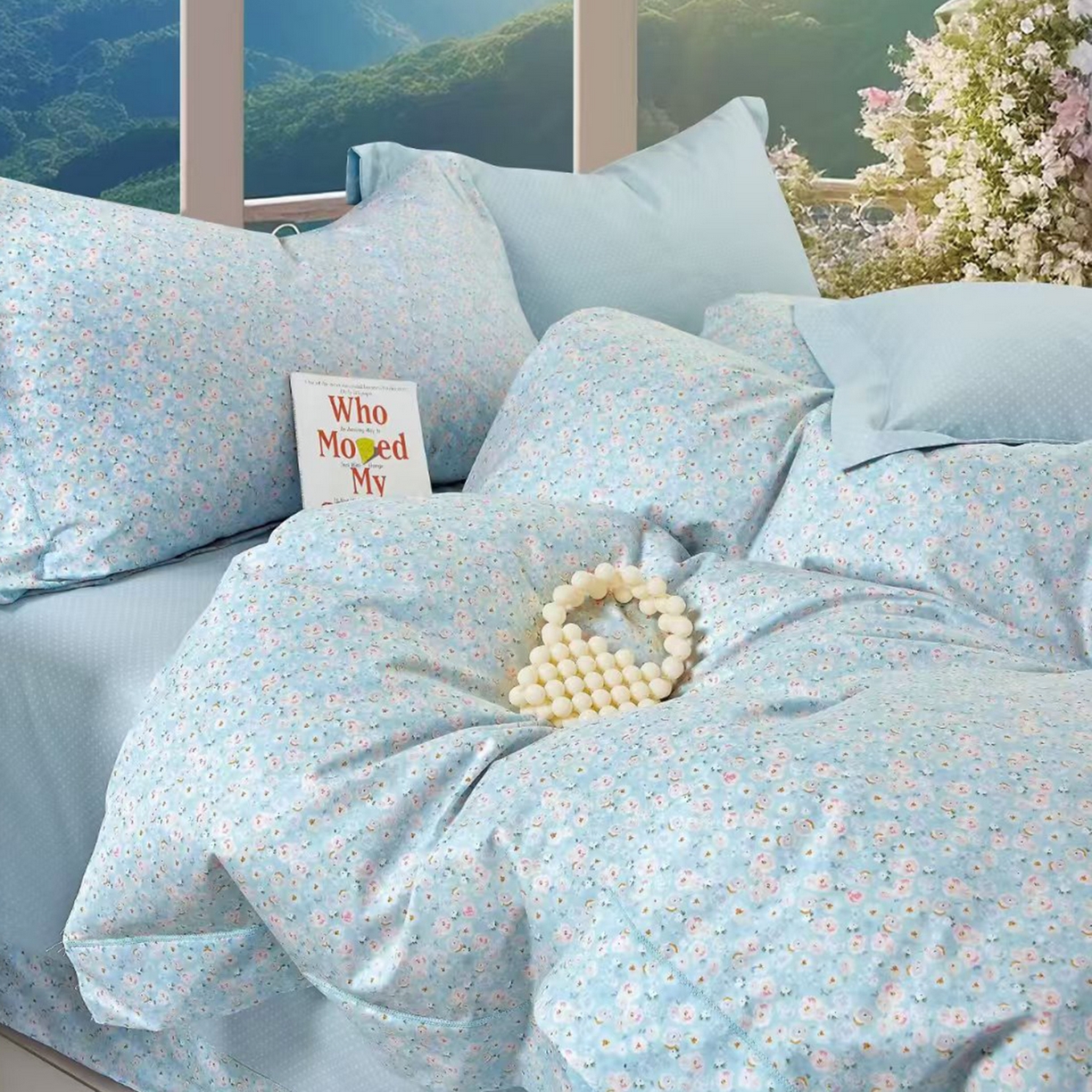 91家纺网 家纺一手货源 找家纺 （总）未来家居 JAMES KELLY （铂金凯丽）2025新款40支13376全棉印染铂金长绒棉四件套-系列8