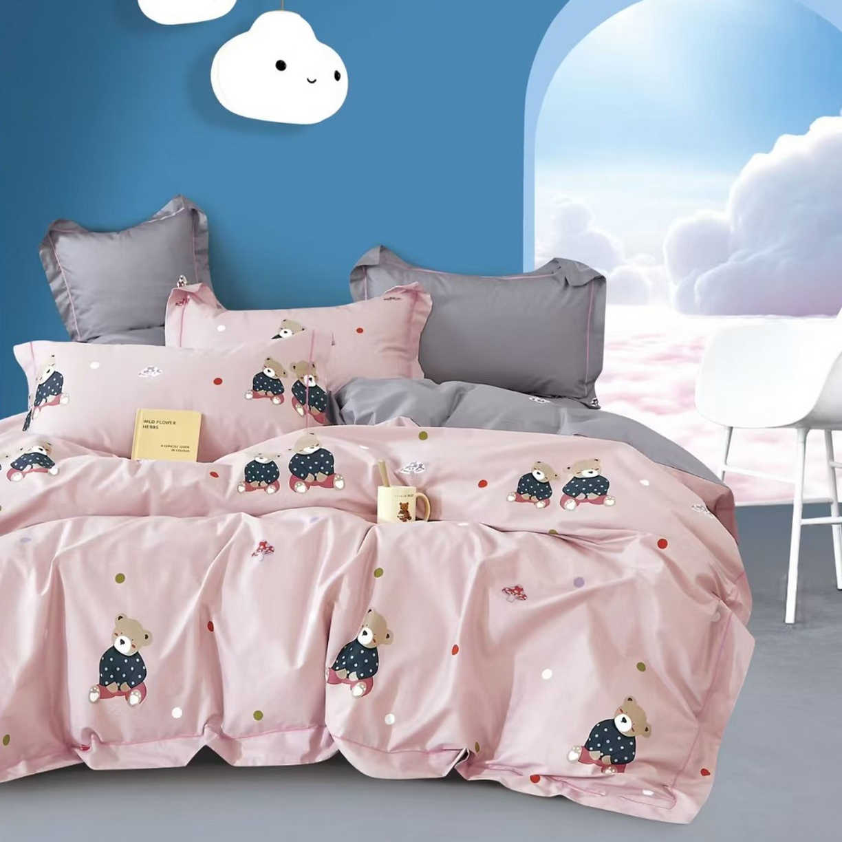 91家纺网 家纺一手货源 找家纺 （总）未来家居 JAMES KELLY （铂金凯丽）2025新款40支13376全棉印染铂金长绒棉四件套-系列8