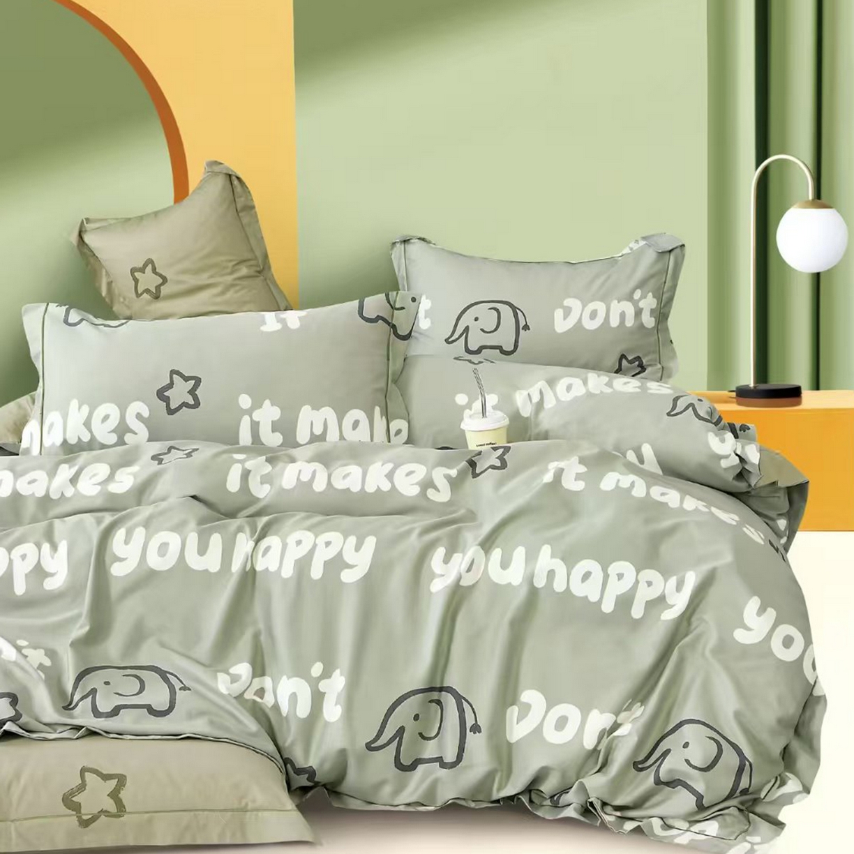 91家纺网 家纺一手货源 找家纺 （总）未来家居 JAMES KELLY （铂金凯丽）2025新款40支13376全棉印染铂金长绒棉四件套-系列8