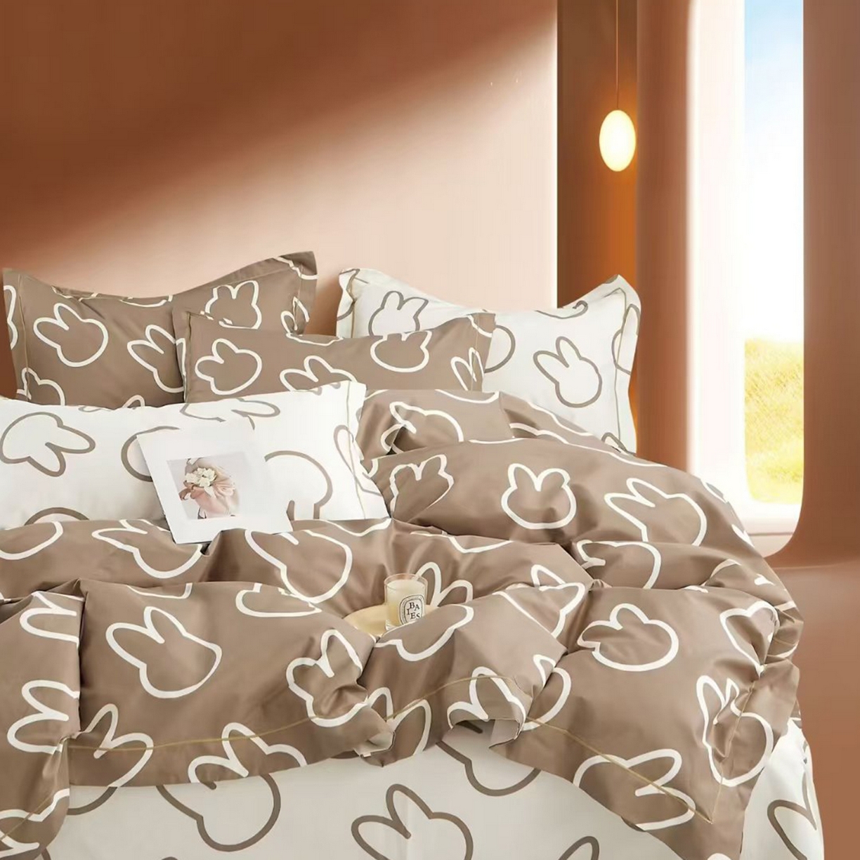 91家纺网 家纺一手货源 找家纺 （总）未来家居 JAMES KELLY （铂金凯丽）2025新款40支13376全棉印染铂金长绒棉四件套-系列8