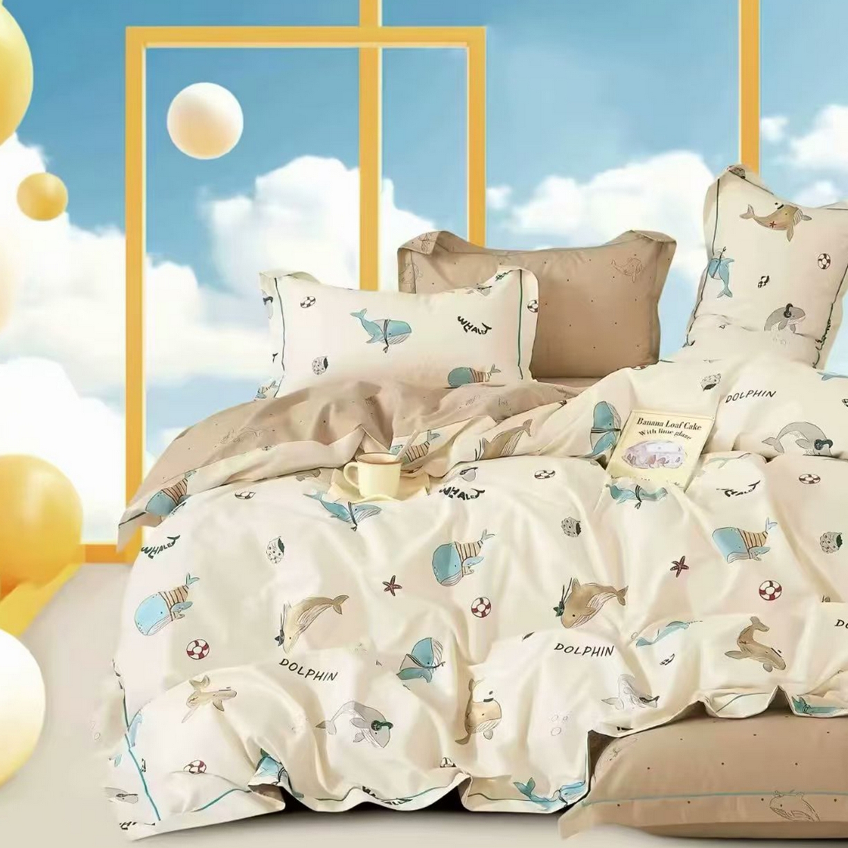 91家纺网 家纺一手货源 找家纺 （总）未来家居 JAMES KELLY （铂金凯丽）2025新款40支13376全棉印染铂金长绒棉四件套-系列8