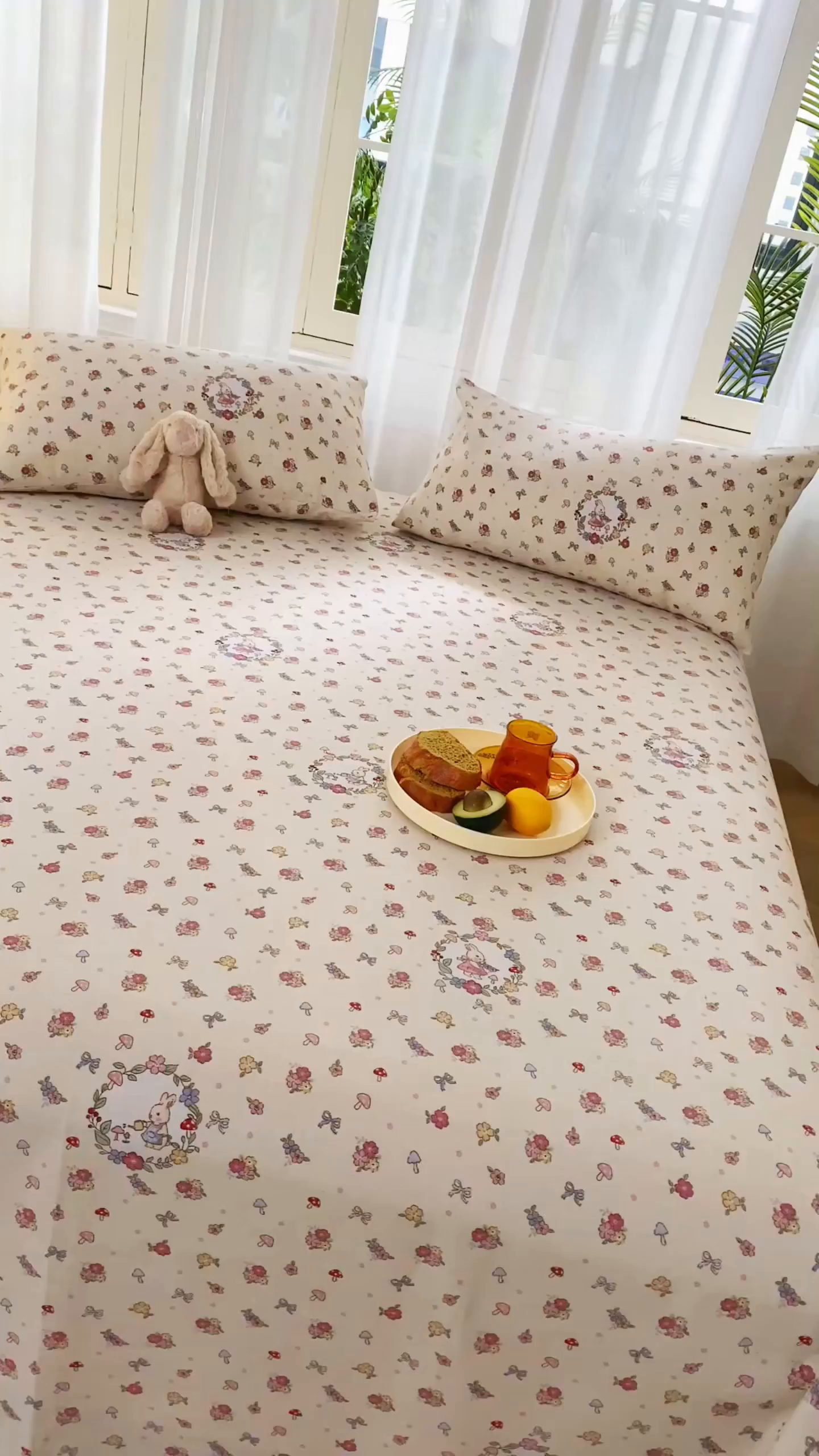 91家纺网 家纺一手货源 找家纺 （总）爱彼家纺 2026新款原棉老粗布烫画老粗布印花系列单床单凉席席子三件套