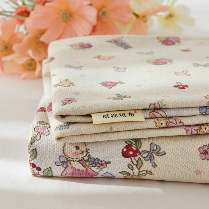 91家纺网 家纺一手货源 找家纺 （总）爱彼家纺 2026新款原棉老粗布烫画老粗布印花系列单床单凉席席子三件套