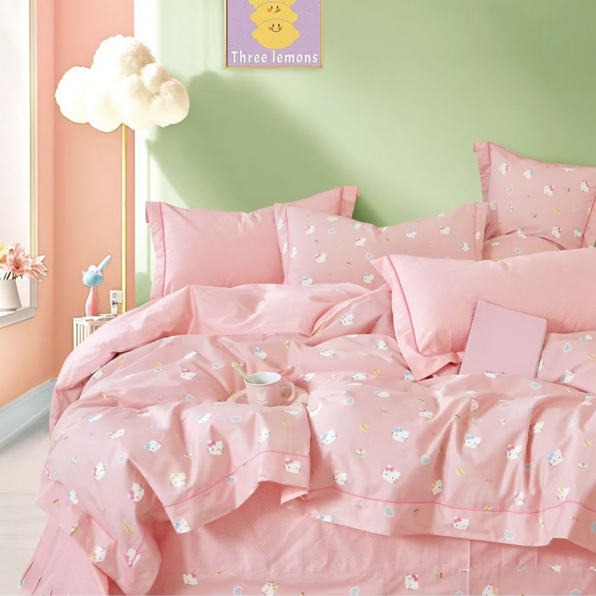 91家纺网 家纺一手货源 找家纺 （总）未来家居 JAMES KELLY （铂金凯丽）2025新款40支13376全棉印染铂金长绒棉四件套-系列8