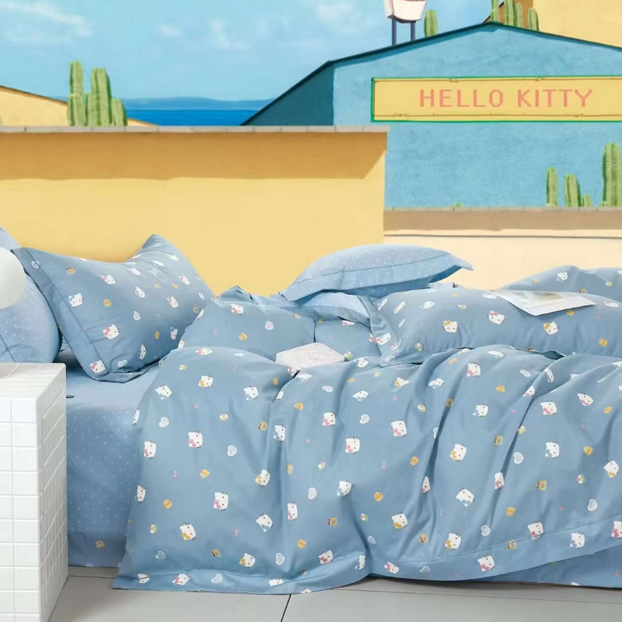 91家纺网 家纺一手货源 找家纺 （总）未来家居 JAMES KELLY （铂金凯丽）2025新款40支13376全棉印染铂金长绒棉四件套-系列8