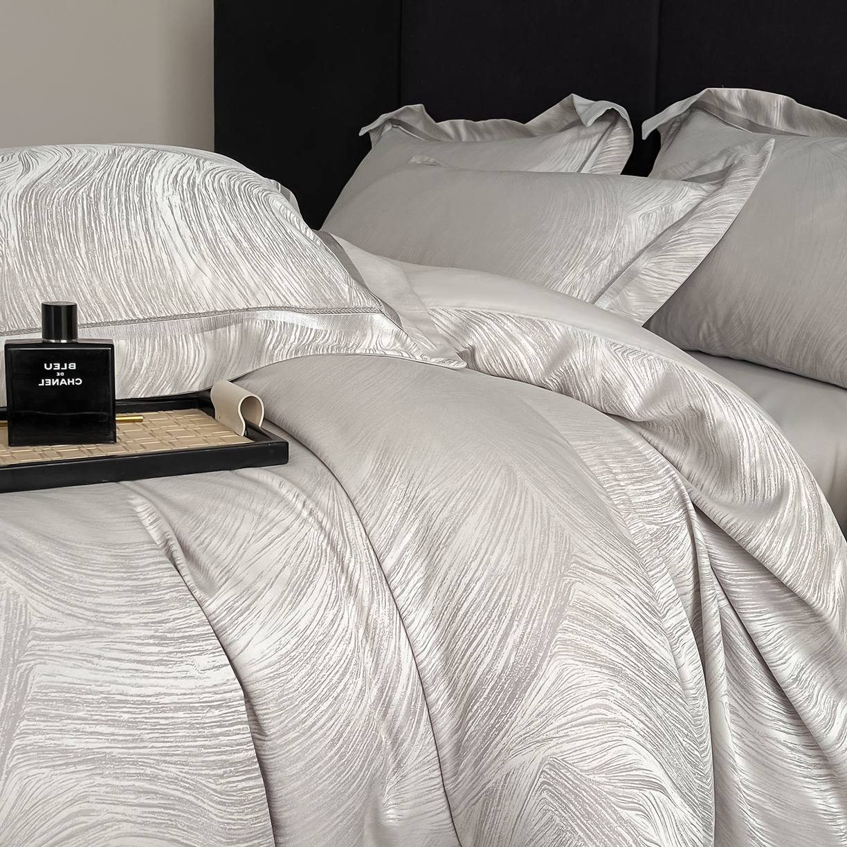 91家纺网 家纺一手货源 找家纺 （总）置顶家纺 2026新款摩登天空亲肤磨毛提花系列四件套