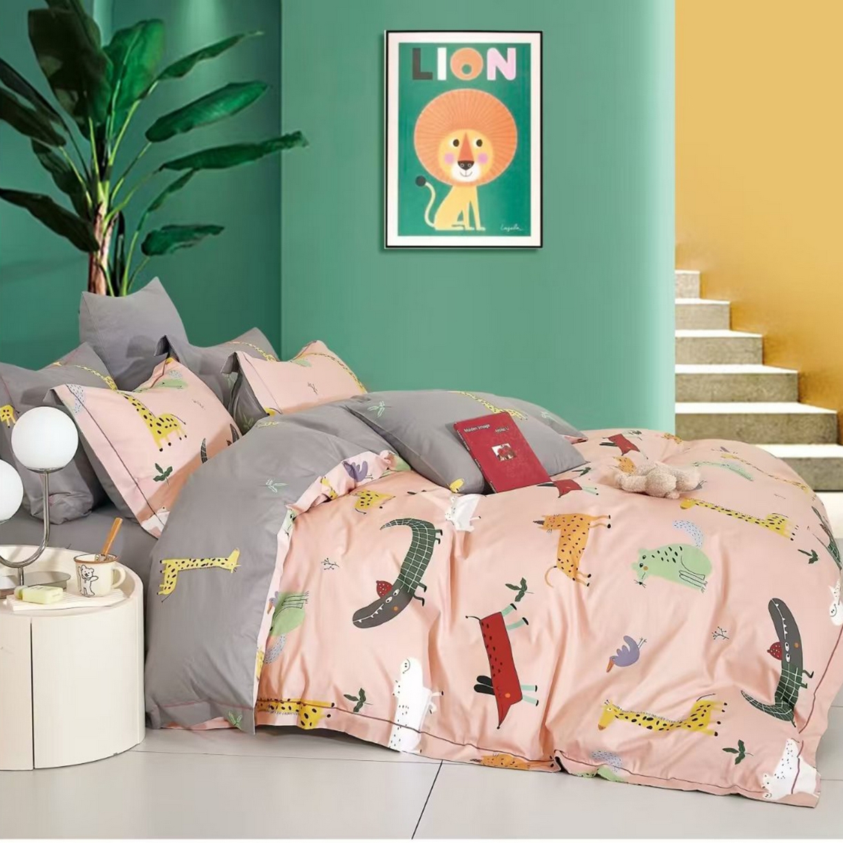 91家纺网 家纺一手货源 找家纺 （总2）未来家居 JAMES KELLY （铂金凯丽）2025新款40支13376全棉印染铂金长绒棉四件套-系列8