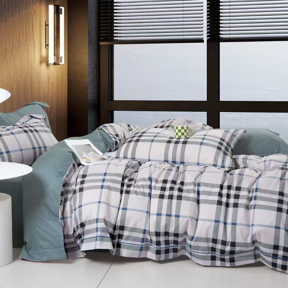 91家纺网 家纺一手货源 找家纺 （总2）未来家居 JAMES KELLY （铂金凯丽）2025新款40支13376全棉印染铂金长绒棉四件套-系列8