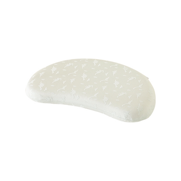 91家纺网 家纺一手货源 找家纺 （总）帛茗轩家居 2026新款月牙硅胶枕（恐龙面料） 枕头枕芯