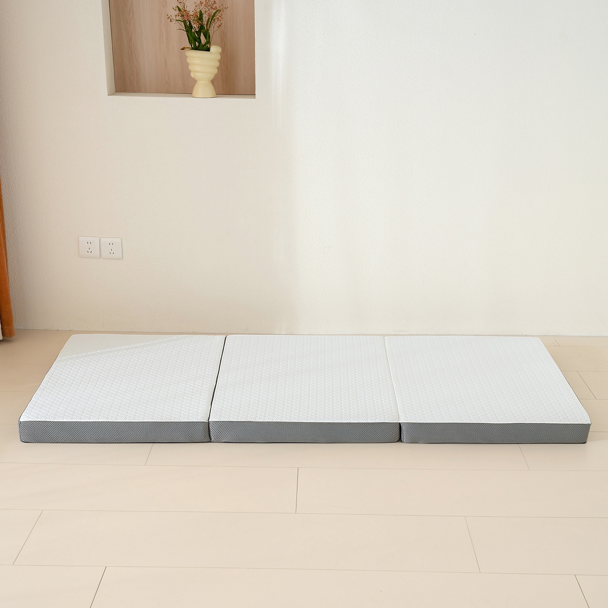 91家纺网 家纺一手货源 找家纺 （总）帛茗轩家居 2026春夏新款三折叠床垫（尺寸可定制 价位在199-599）