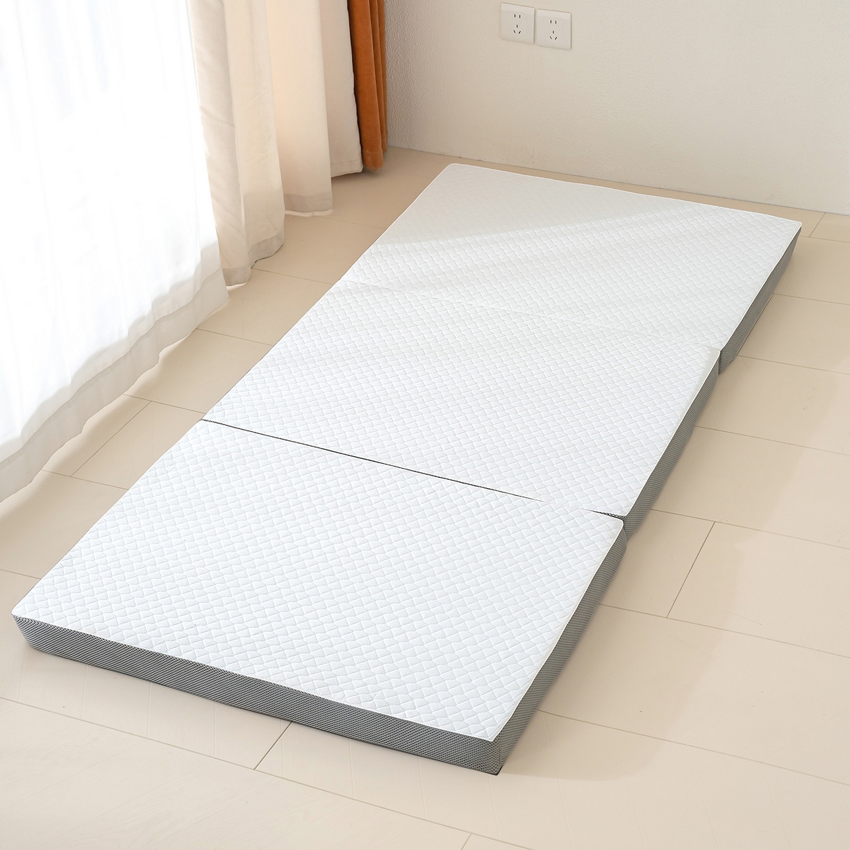 91家纺网 家纺一手货源 找家纺 （总）帛茗轩家居 2026春夏新款三折叠床垫（尺寸可定制 价位在199-599）