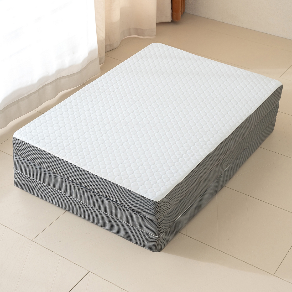 91家纺网 家纺一手货源 找家纺 （总）帛茗轩家居 2026春夏新款三折叠床垫（尺寸可定制 价位在199-599）