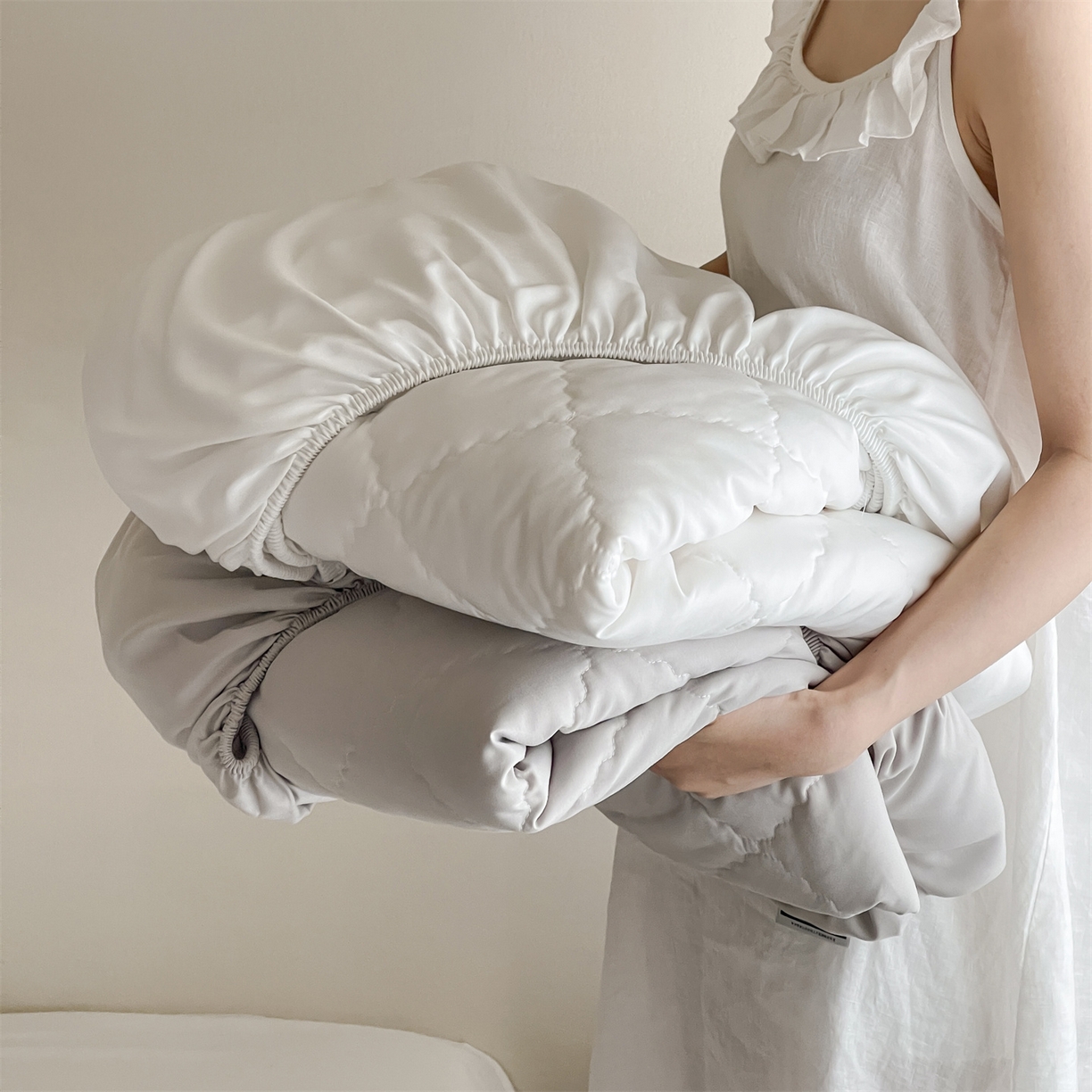 91家纺网 家纺一手货源 找家纺 （总）三味舒屋 2026新款三防功能夹棉床笠床垫保护罩（严格控价：券后135/155/165）