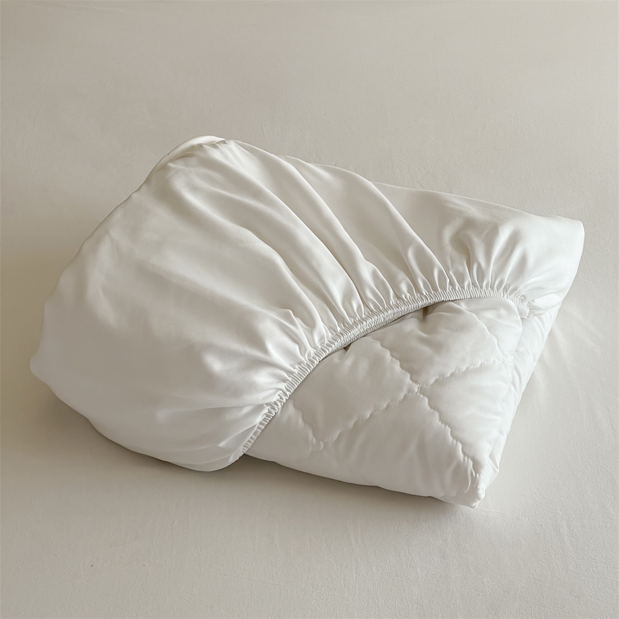 91家纺网 家纺一手货源 找家纺 三味舒屋 2026新款三防功能夹棉床笠床垫保护罩（严格控价：券后135/155/165） 组合图仅供展示-不可下单