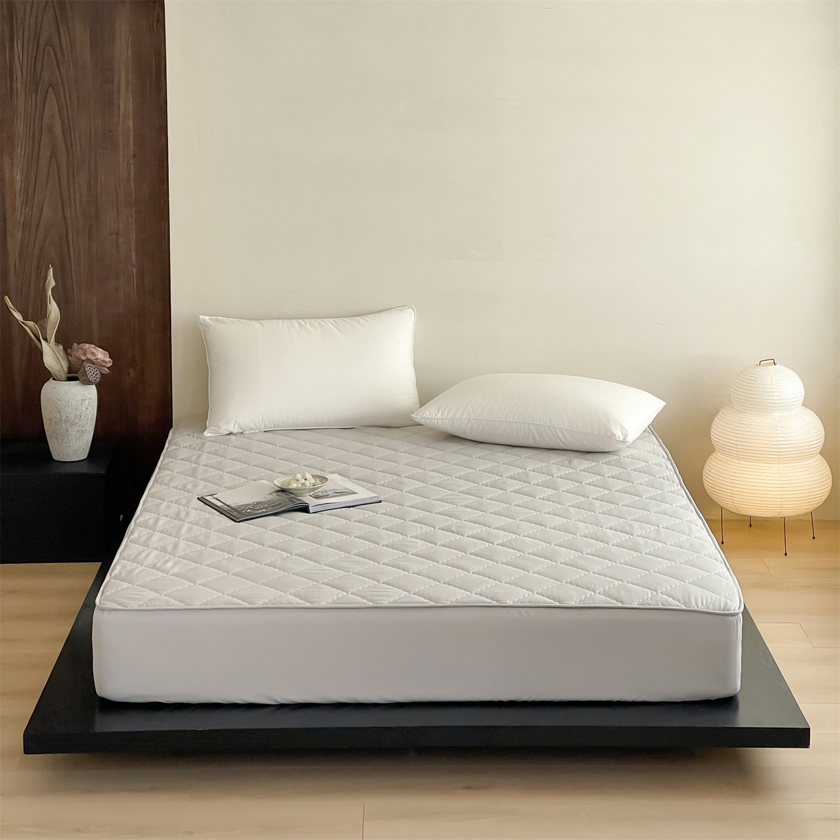 91家纺网 家纺一手货源 找家纺 三味舒屋 2026新款三防功能夹棉床笠床垫保护罩（严格控价：券后135/155/165） 雅致灰