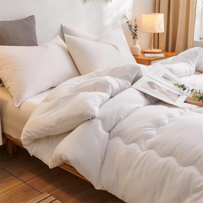 91家纺网 家纺一手货源 找家纺 （总）啊雅家居 2026新款大量备货可订做酒店民宿压花磨毛冬被子被芯