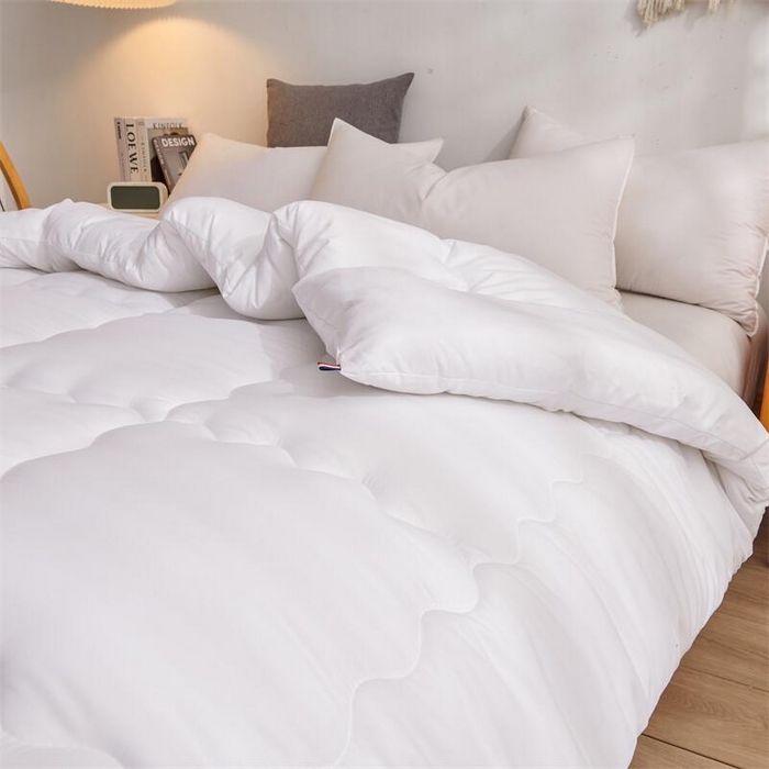 91家纺网 家纺一手货源 找家纺 （总）啊雅家居 2026新款大量备货可订做酒店民宿压花磨毛冬被子被芯