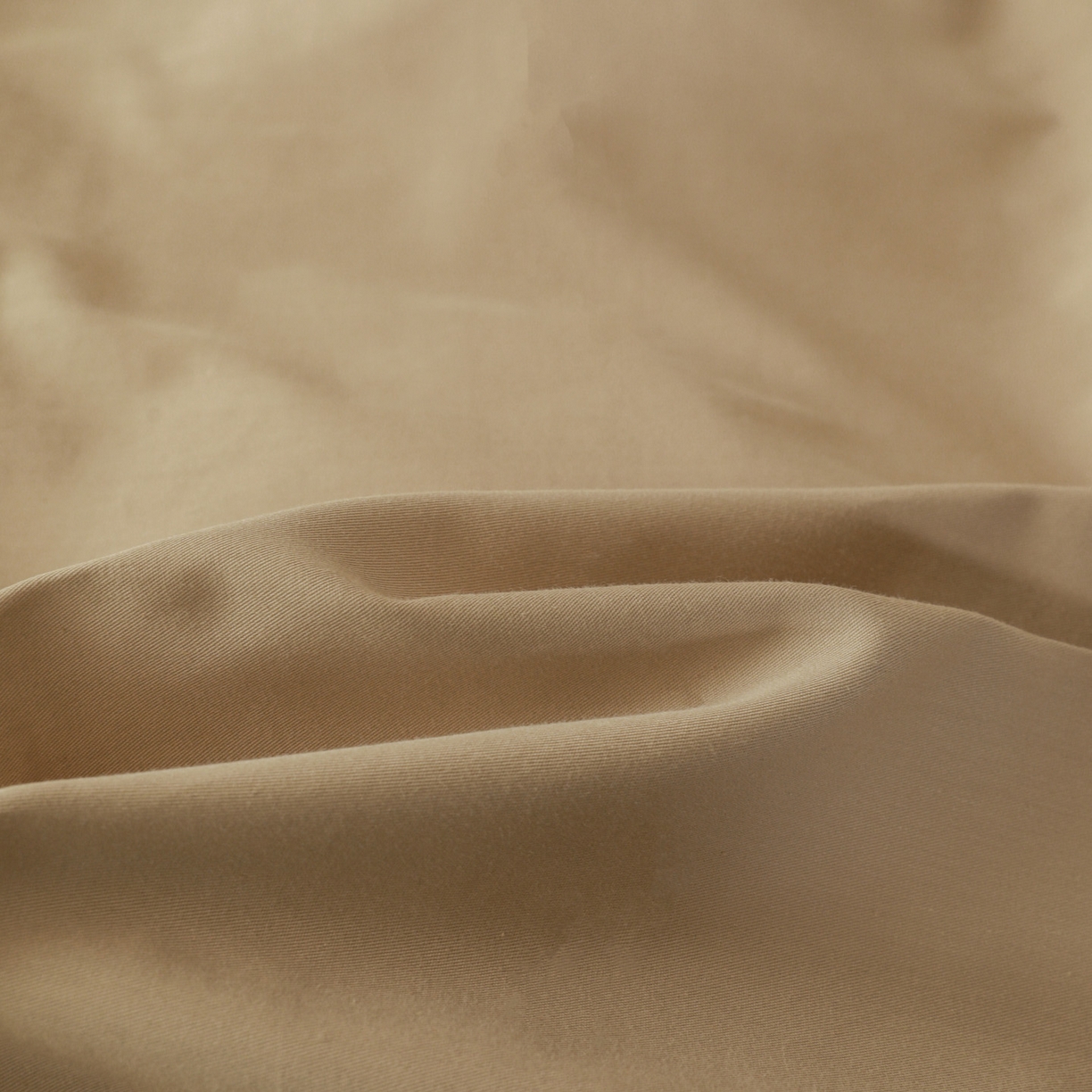 91家纺网 家纺一手货源 找家纺 盛馨家纺 2026新款40长绒棉ins美拉德色系纯色双拼全棉单品被套 白茶