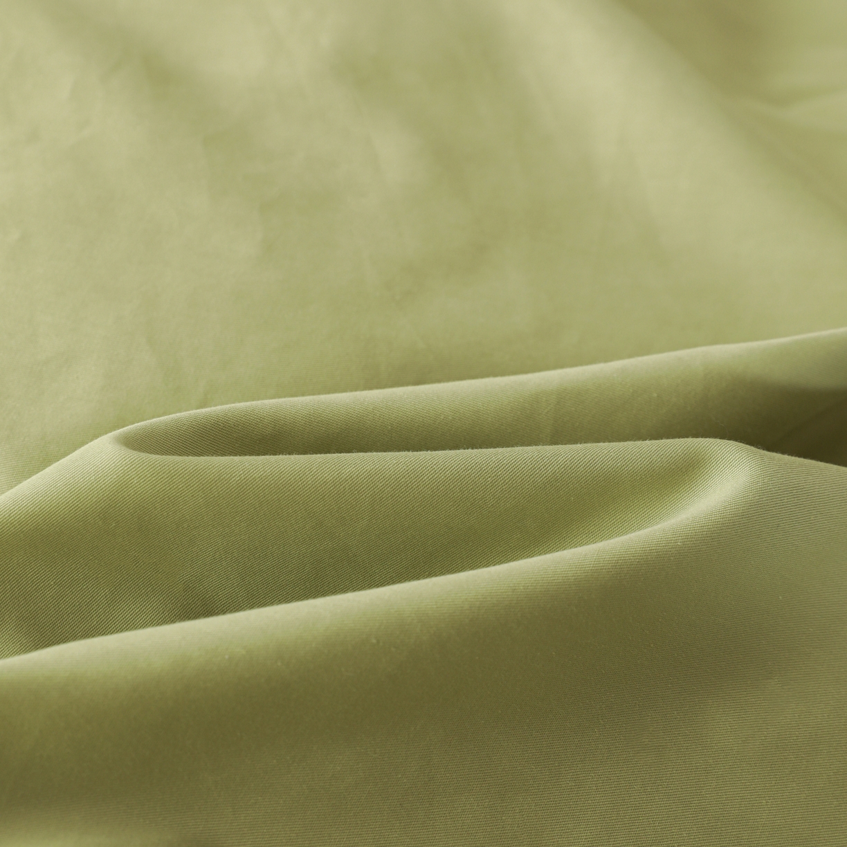 91家纺网 家纺一手货源 找家纺 盛馨家纺 2026新款40长绒棉ins美拉德色系纯色双拼全棉单品枕套 豆绿+嫩黄