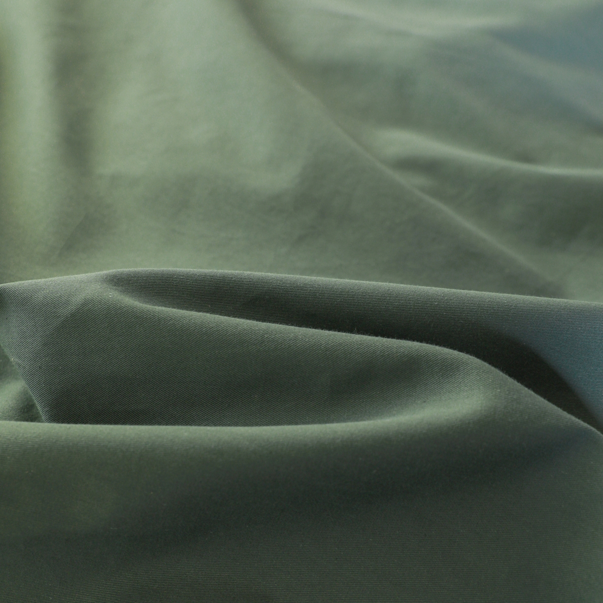 91家纺网 家纺一手货源 找家纺 盛馨家纺 2026新款40长绒棉ins美拉德色系纯色双拼全棉单品枕套 松绿