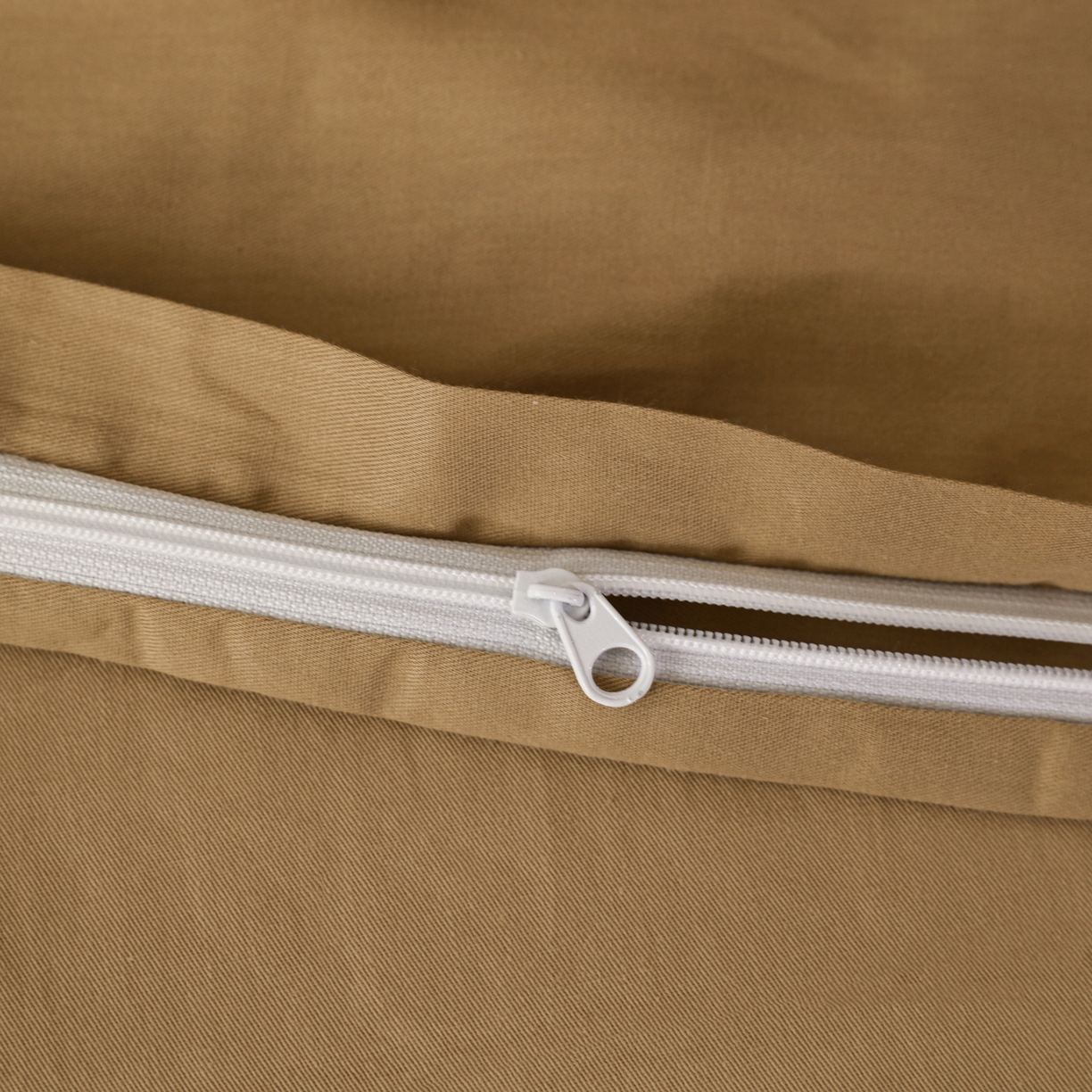 91家纺网 家纺一手货源 找家纺 盛馨家纺 2026新款40长绒棉ins美拉德色系纯色双拼全棉单品枕套 桃木心