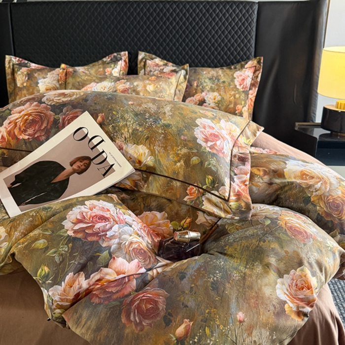 91家纺网 家纺一手货源 找家纺 （总）棠颂家纺 2026新款全棉陶瓷磨毛数码印花四件套（控价不低于150元）