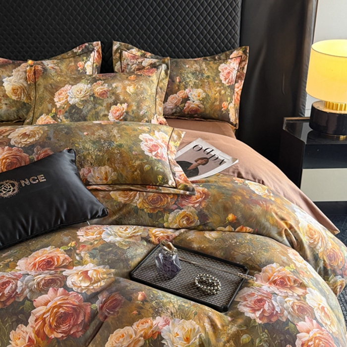 91家纺网 家纺一手货源 找家纺 （总）棠颂家纺 2026新款全棉陶瓷磨毛数码印花四件套（控价不低于150元）