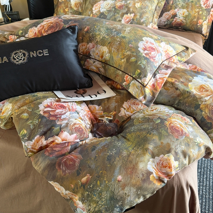 91家纺网 家纺一手货源 找家纺 （总）棠颂家纺 2026新款全棉陶瓷磨毛数码印花四件套（控价不低于150元）