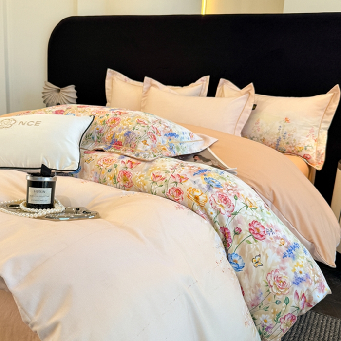 91家纺网 家纺一手货源 找家纺 棠颂家纺 2026新款全棉陶瓷磨毛数码印花四件套（控价不低于150元） 香径