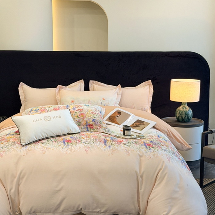 91家纺网 家纺一手货源 找家纺 棠颂家纺 2026新款全棉陶瓷磨毛数码印花四件套（控价不低于150元） 香径