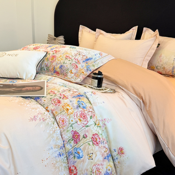 91家纺网 家纺一手货源 找家纺 棠颂家纺 2026新款全棉陶瓷磨毛数码印花四件套（控价不低于150元） 香径