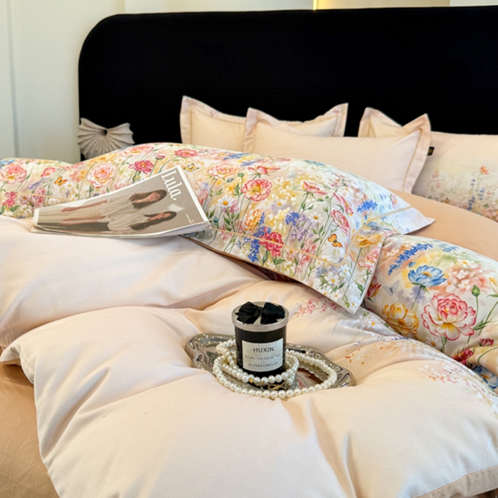 91家纺网 家纺一手货源 找家纺 棠颂家纺 2026新款全棉陶瓷磨毛数码印花四件套（控价不低于150元） 香径