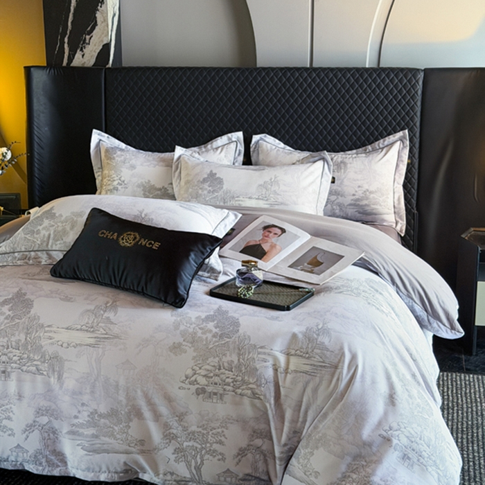 91家纺网 家纺一手货源 找家纺 棠颂家纺 2026新款全棉陶瓷磨毛数码印花四件套（控价不低于150元） 凌云