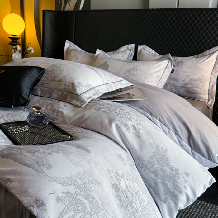 91家纺网 家纺一手货源 找家纺 棠颂家纺 2026新款全棉陶瓷磨毛数码印花四件套（控价不低于150元） 凌云