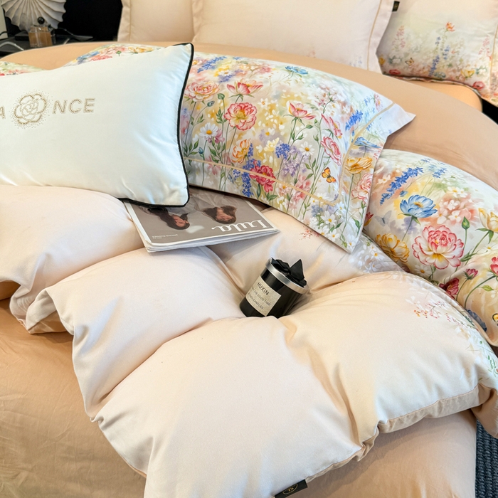 91家纺网 家纺一手货源 找家纺 棠颂家纺 2026新款全棉陶瓷磨毛数码印花四件套（控价不低于150元） 香径