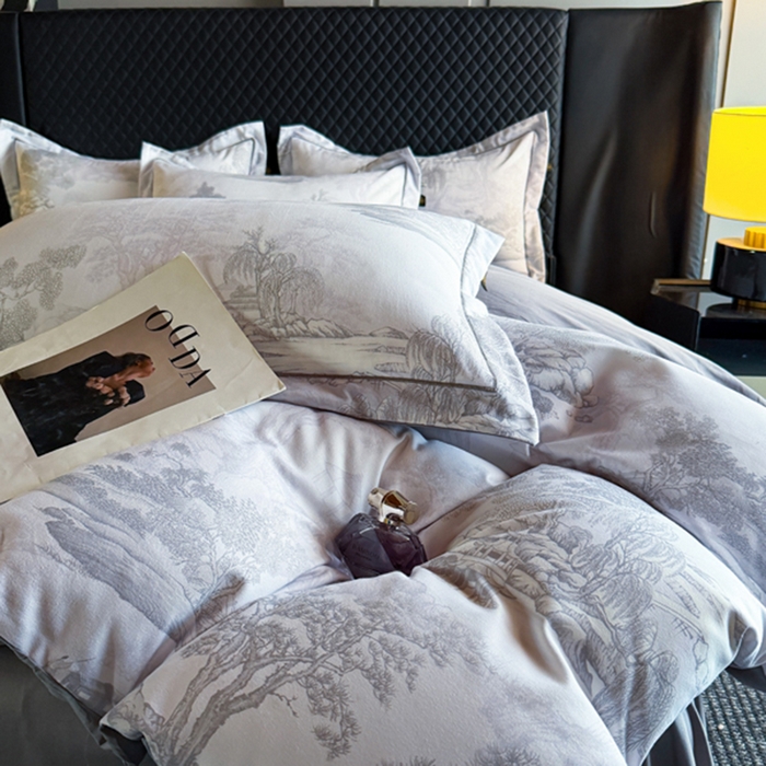 91家纺网 家纺一手货源 找家纺 棠颂家纺 2026新款全棉陶瓷磨毛数码印花四件套（控价不低于150元） 凌云