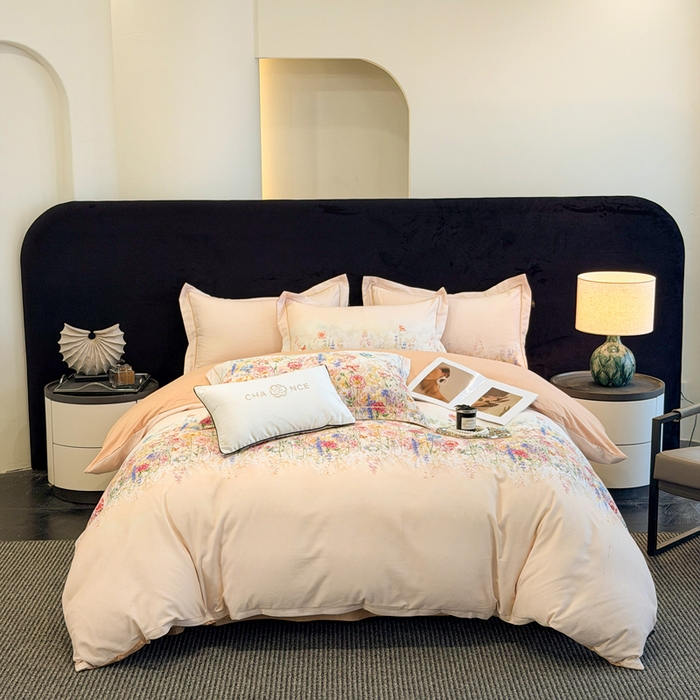 91家纺网 家纺一手货源 找家纺 棠颂家纺 2026新款全棉陶瓷磨毛数码印花四件套（控价不低于150元） 香径