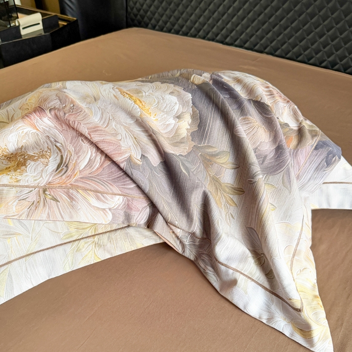 91家纺网 家纺一手货源 找家纺 棠颂家纺 2026新款全棉陶瓷磨毛数码印花四件套（控价不低于150元） 露华浓